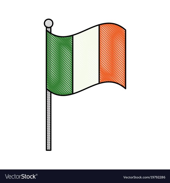 Флаг Ирландии вектор