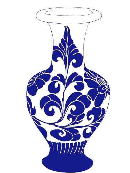 Орнамент для вазы трафарет