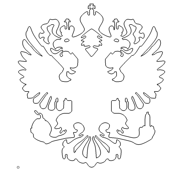 DXF чертежи двуглавый Орел