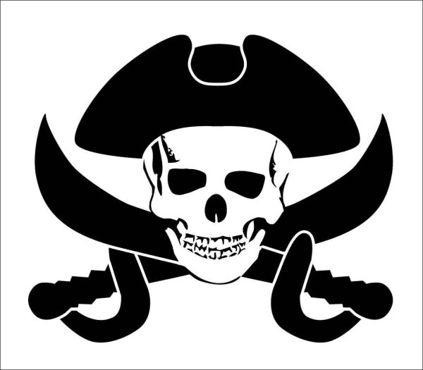 Символ пиратов череп и кости