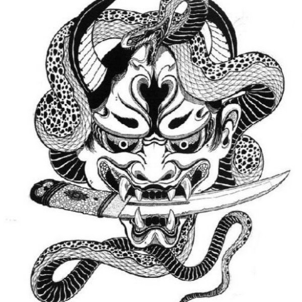 Демон Ханья якудза